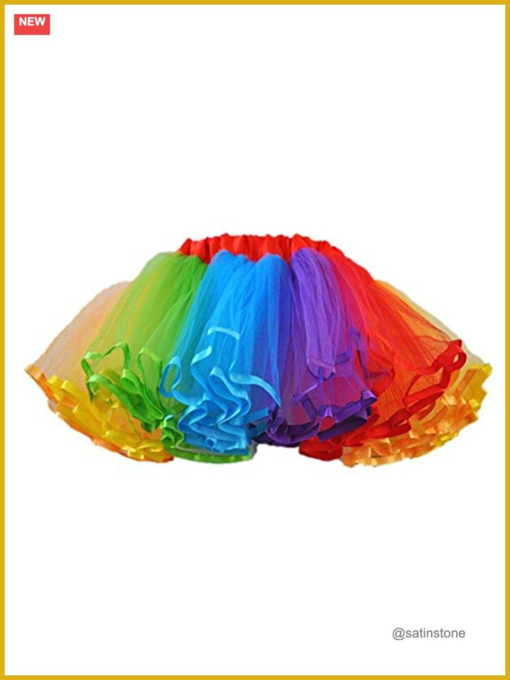 Puffy Layered Tulle Tutu Petticoat Skirt for Party Dance